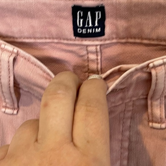 Gap Womens Pink Denim True Skinny Jeans Size 28 High Rise Ankle Length Stretch - Picture 5 of 8